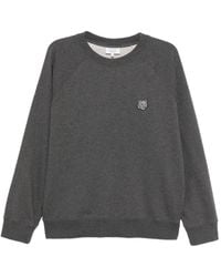 Maison Kitsuné - Sweater Met Vossenkop-Patch - Lyst