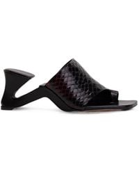 Miista - Gaelle Snake-Effect Sandals - Lyst