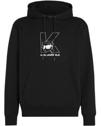 KARL LAGERFELD - Ikon K-Initial Hoodie - Lyst
