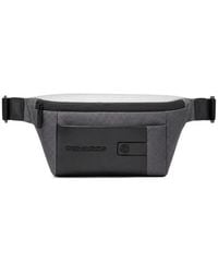 Piquadro - Logo-Plaque Belt Bag - Lyst