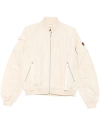Save The Duck - Logo-Patch Bomber Jacket - Lyst