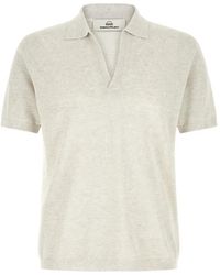 Riviera - Open Collar Polo Shirt - Lyst