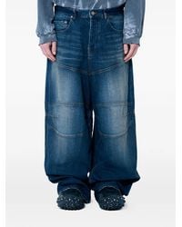 Balenciaga - Logo-Patch Jeans - Lyst
