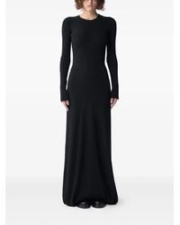 Ann Demeulemeester - Eva Open-Back Ribbed Maxi Dress - Lyst