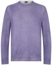 Fedeli - Round-Neck Cashmere Sweater - Lyst