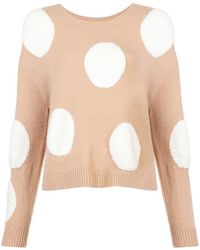 Alice + Olivia Jersey con lunares - Neutro