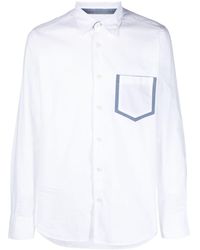 Tintoria Mattei 954 - Classic-collar Cotton Shirt - Lyst