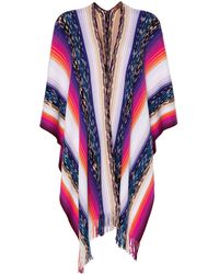 Missoni - Knitted Wool Cape - Lyst
