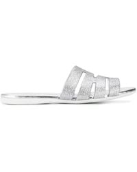 Hogan - Cut-Out Glitter Slides - Lyst