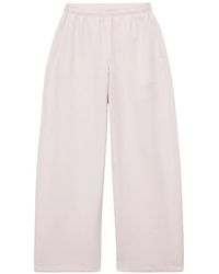 Alexander Wang - Logo Print Mid-Rise Relaxed Sweatpants - Lyst