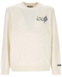 MC2 Saint Barth - Embroidered-Motif Sweater - Lyst