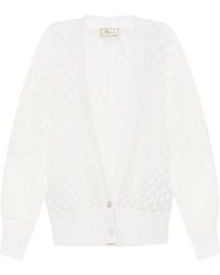 Blumarine - Open-Knit Cardigan - Lyst