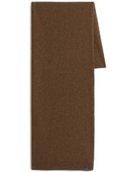Woolrich - Ribbed-Trim Knitted Scarf - Lyst