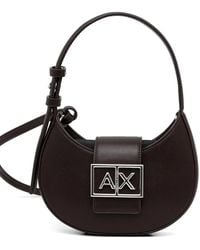 ARMANI EXCHANGE - Mini Logo-Plaque Crossbody Bag - Lyst