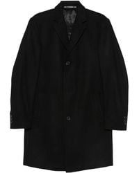 KARL LAGERFELD - Wool Blend Single-Breasted Coat - Lyst