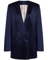 Alberta Ferretti - Double-Breasted Blazer - Lyst