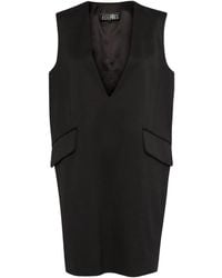 MM6 by Maison Margiela - Tailoring Wool Mini Dress - Lyst