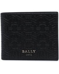 Bally モノグラム 財布 - ブラック