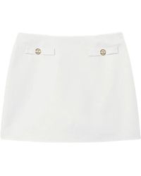 Twinset - Linen-blend Skirt - Lyst