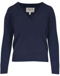 Twp - Jersey con cuello en V - Lyst