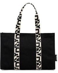 DKNY - Logo-Strap Tote Bag - Lyst