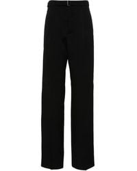 Lanvin - Pleat-Detail Wool Trousers - Lyst