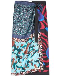 Dries Van Noten - Long Wrap Scarf-Skirt - Lyst