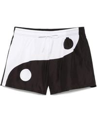 Moschino - Ying-Yang Swim Shorts - Lyst