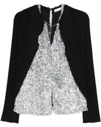 Rabanne - Sequin Embellished Top - Lyst