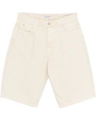 ICON DENIM - Pantalones Vaqueros Cortos Con Parche Del Logo - Lyst