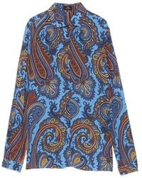 Etro - Camisa Con Estampado De Cachemira - Lyst