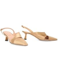 Alberta Ferretti - Pointed-Toe Slingback Pumps - Lyst