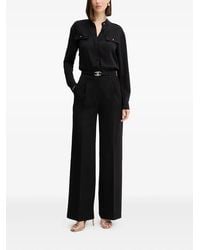 Liu Jo - Jumpsuit Met Logoplakkaat - Lyst