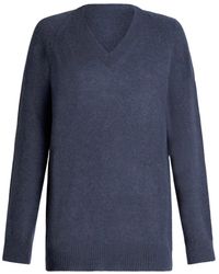 Etro - Kasjmier Trui Met V-Hals - Lyst