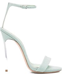 Casadei - Sandali Marta Solar Eclipse Con Tacco A Stiletto 100Mm - Lyst
