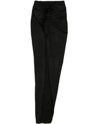 Rick Owens - Edfu Asymmetrische Denim Rok - Lyst
