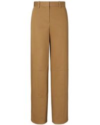 Tory Burch - Pantalon En Coton À Coupe Ample - Lyst