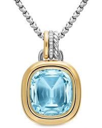 David Yurman - Mercer Topaz And Diamond Necklace - Lyst