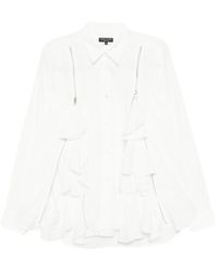 Comme des Garçons - Chemise À Volants - Lyst