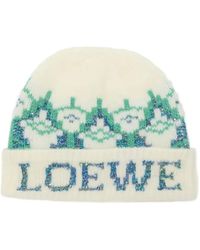Loewe - Sequin-Embellished Patterned Beanie - Lyst
