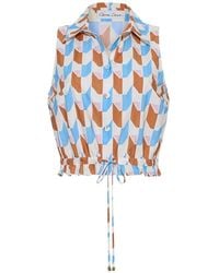 Cara Cara - Hannah Geometric-Print Top - Lyst