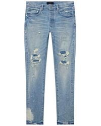 Purple Brand - Distressed Repairs Jeans - Lyst