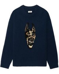 Zadig & Voltaire - Swonny Wool Sweater - Lyst