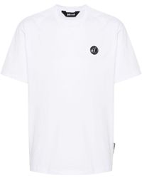Just Cavalli - T-Shirt mit Logo-Applikation - Lyst