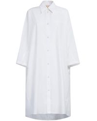 Marni - Robe-chemise en coton à manches longues - Lyst