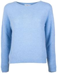 Cinque - Pullover Mit Gebürstetem Finish Und Geripptem Besatz - Lyst