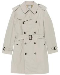 L'IMPERMEABILE - Double-Breasted Belted Coat - Lyst