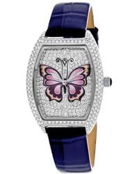 Christian Van Sant - Papillon Crystal-Embellished 36Mm Watch - Lyst