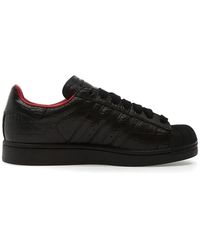 adidas - Superstar Ii Crocodile-Effect Sneakers - Lyst