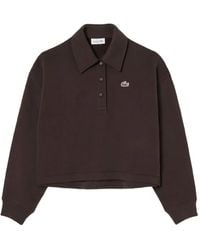 Lacoste - Sweat À Col Polo - Lyst